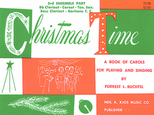 Book cover for Christmas Time - 3rd Ensemble Bb Book