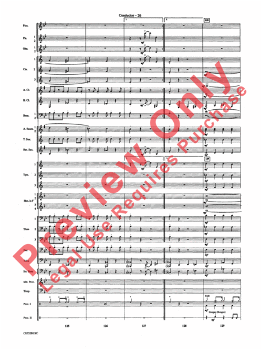 Duke Ellington! Duke Ellington! Concert Band scores gallery preview page 29