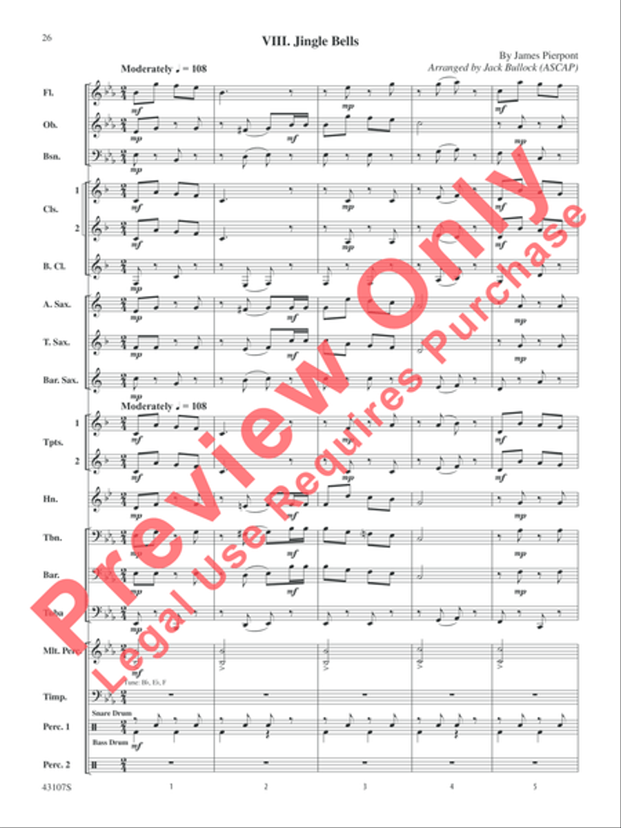 Happy Holidays---Vol. 2 Happy Holidays---Vol. 2 Concert Band scores gallery preview page 19
