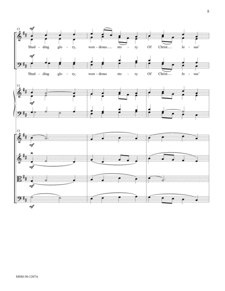 Candle Carol (Downloadable Full Score and Instrumental Parts) image number null