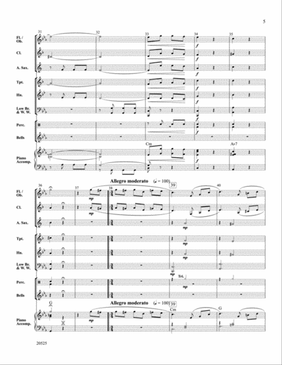 Best of Beethoven Best of Beethoven Concert Band scores gallery preview page 5