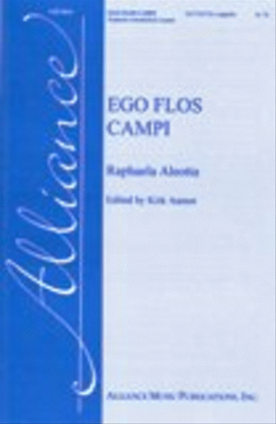 Ego Flos Campi 4-Part scores gallery preview page 1