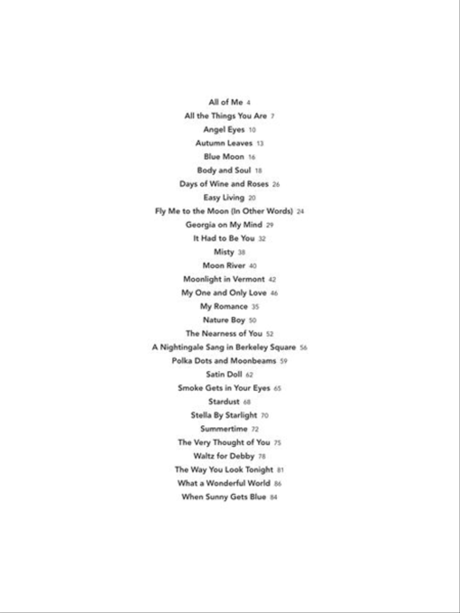 Peaceful Jazz Piano Solos Piano Solo scores gallery preview page 3