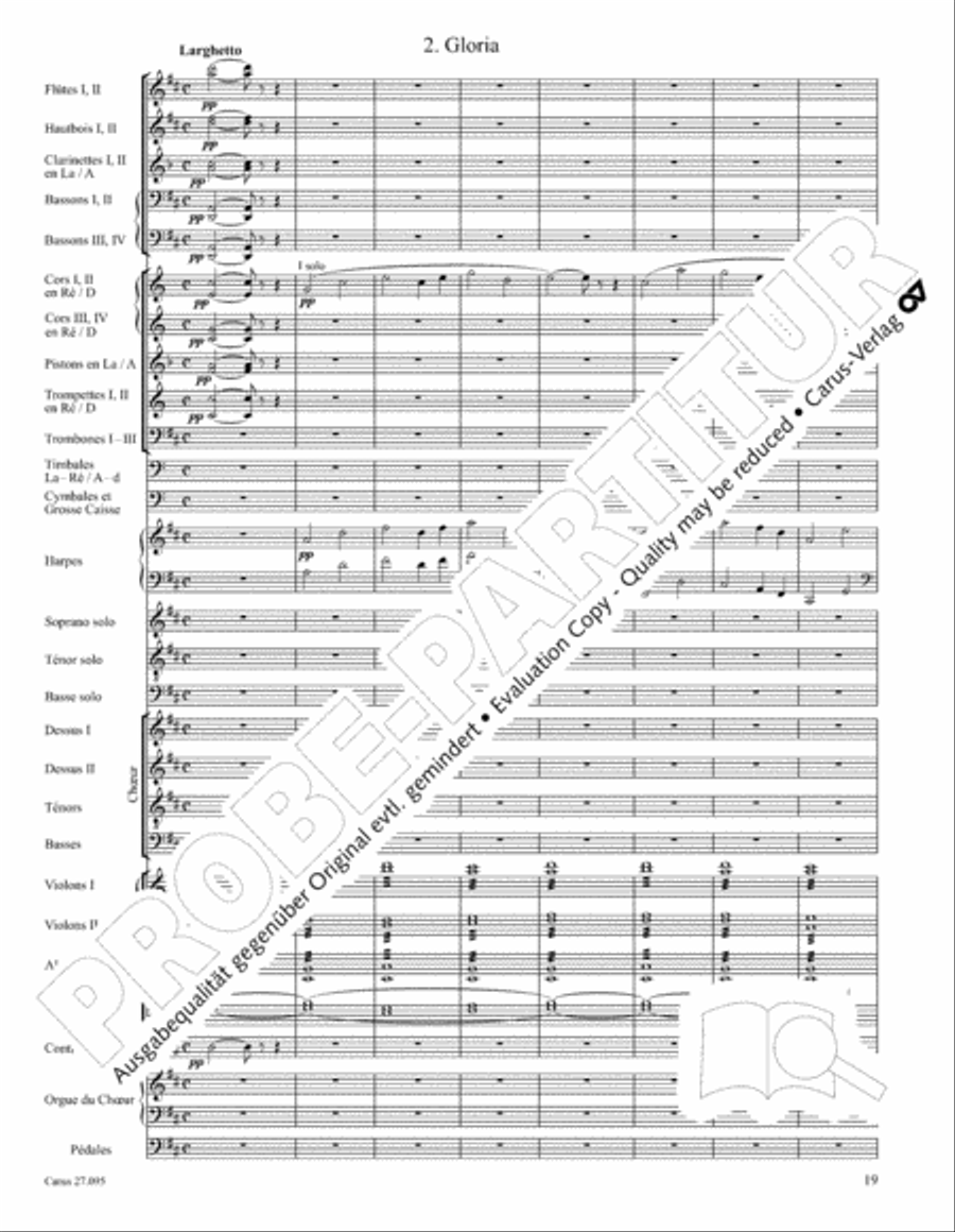 Messe solennelle de sainte Cecile STB scores gallery preview page 32