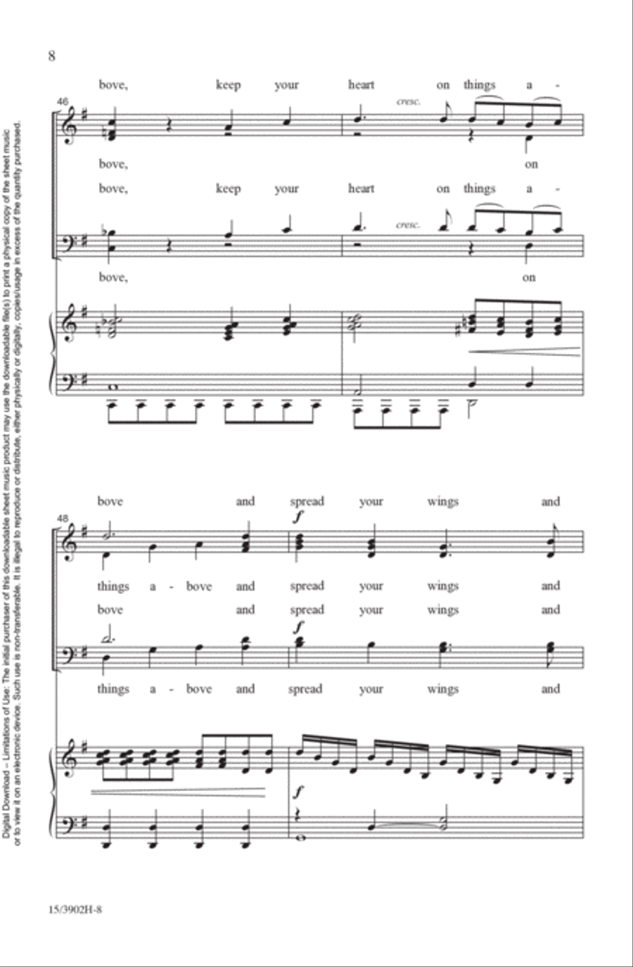 Snow Angels 4-Part scores gallery preview page 8