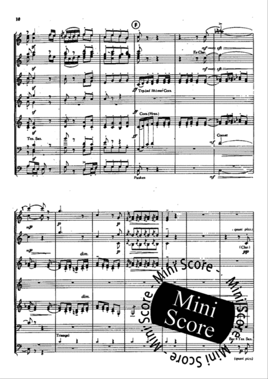 Piet Hein Rhapsodie Concert Band scores gallery preview page 12