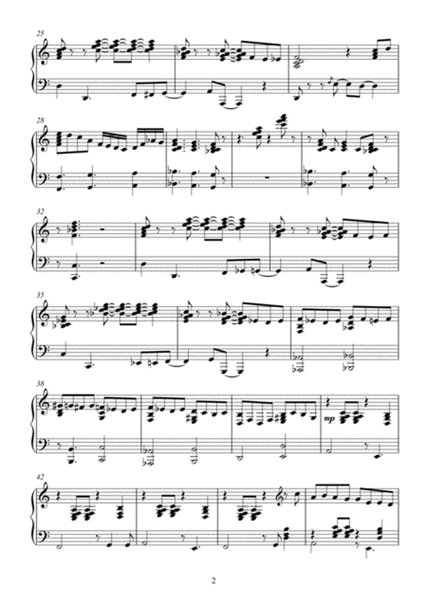 Anja Goller: Charakterstück (Character piece) from Sammelsurium Op.2,2 for piano solo