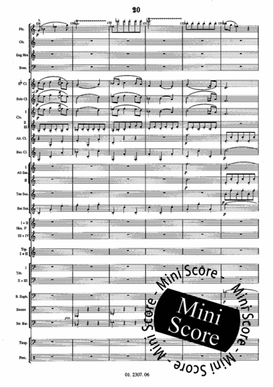 Goyescas Goyescas Concert Band scores gallery preview page 24