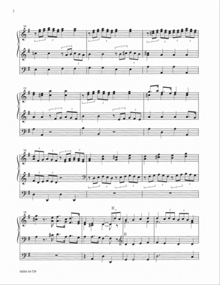 Voluntary on Hymn to Joy Organ scores gallery preview page 2