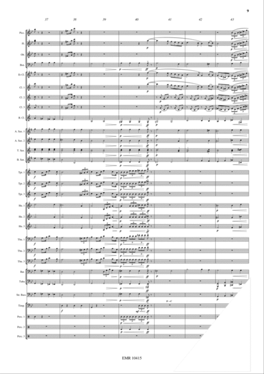 Lyrical Overture Lyrical Overture Concert Band scores gallery preview page 10
