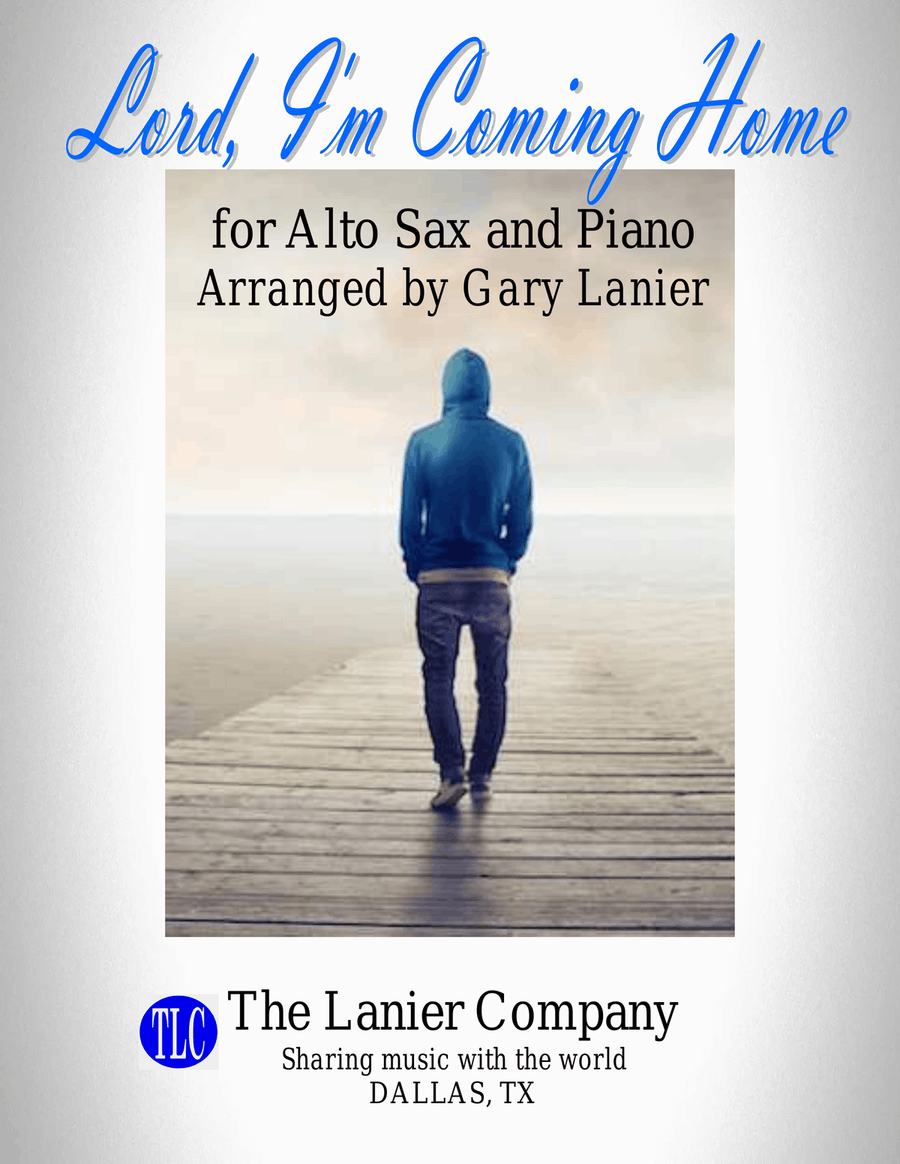 LORD, I'M COMING HOME (for Alto Sax and Piano with Score/Part) Alto Saxophone scores gallery preview page 1