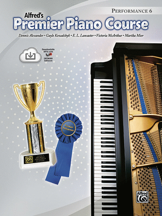 Book cover for Premier Piano Course Performance, Book 6