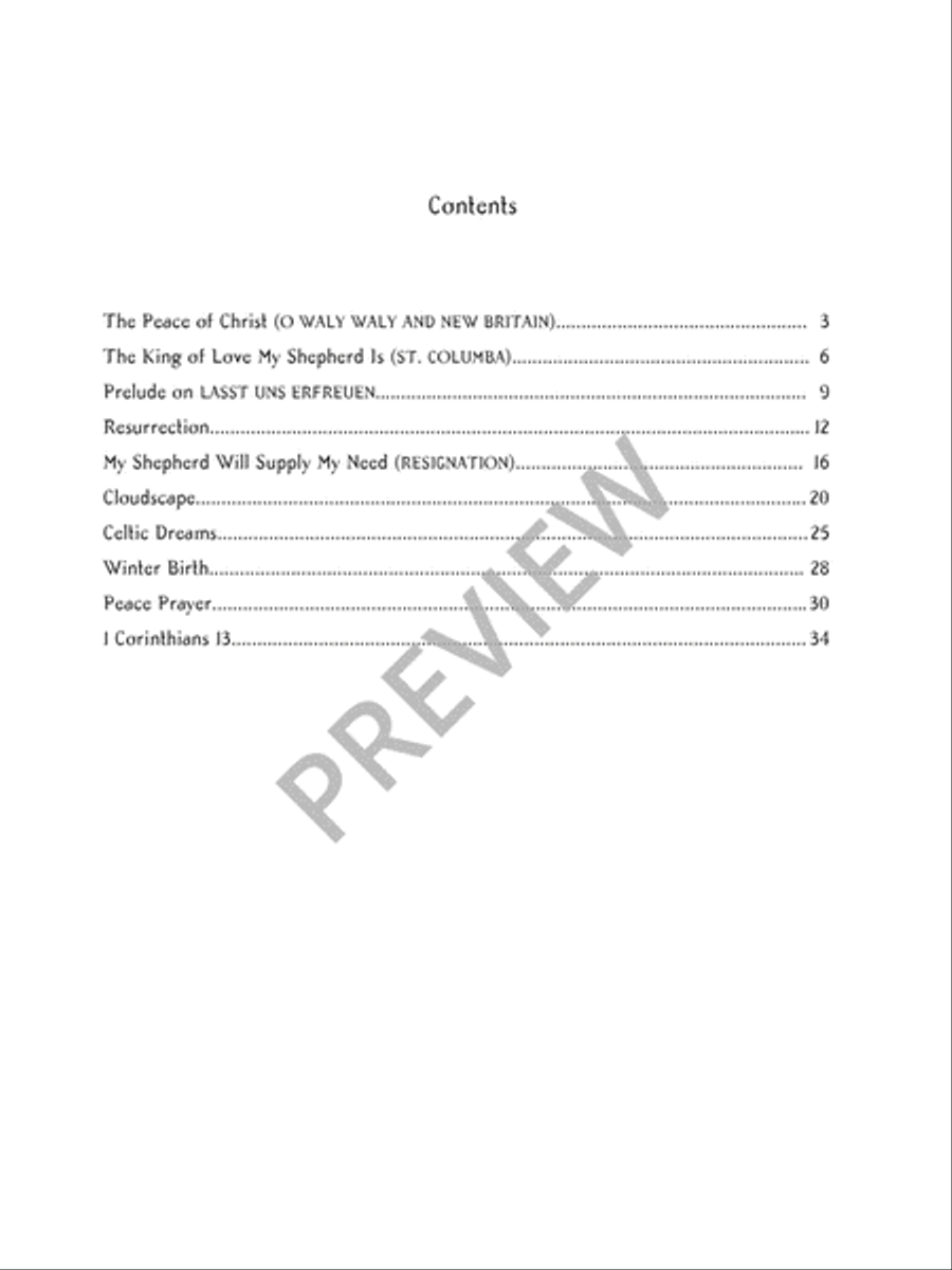 The Peace of Christ The Peace of Christ Piano scores gallery preview page 4