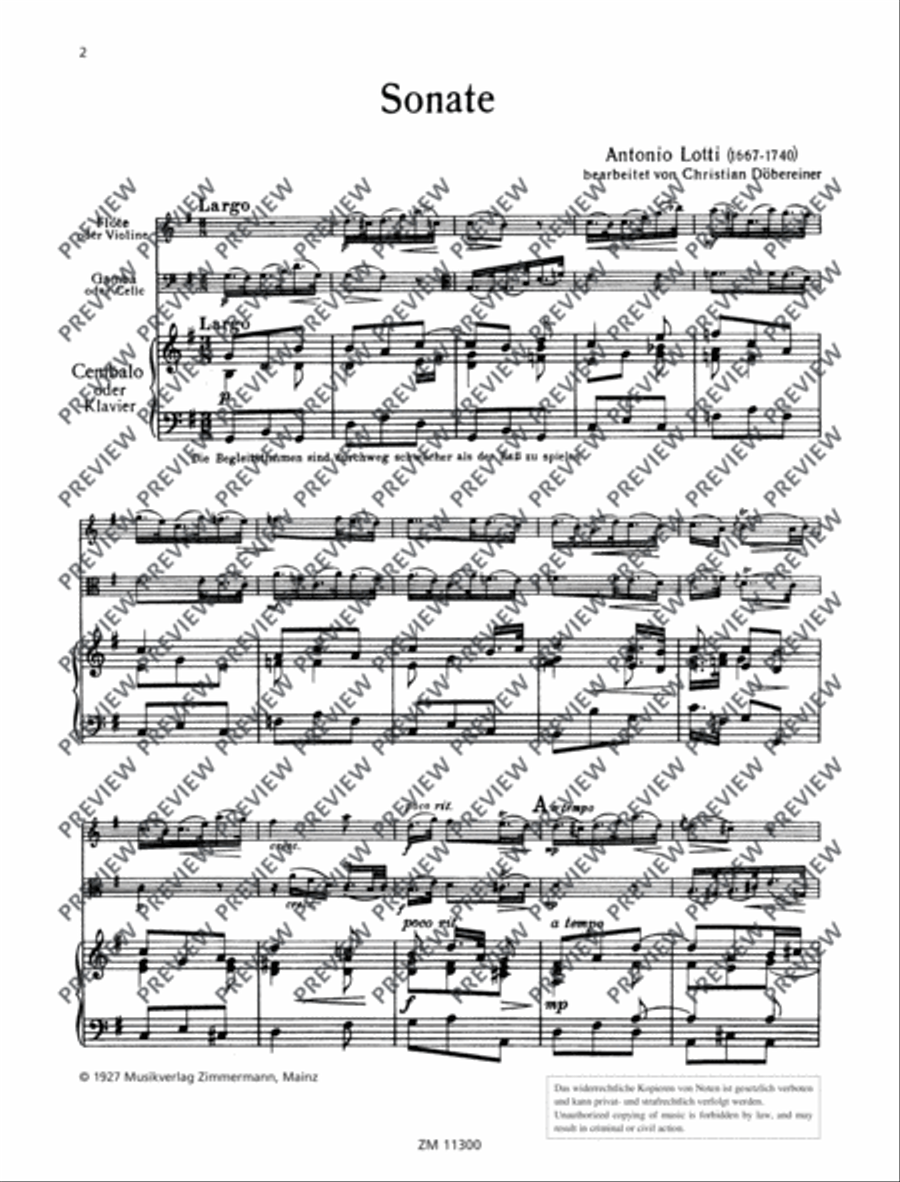 Sonata Flute scores gallery preview page 3