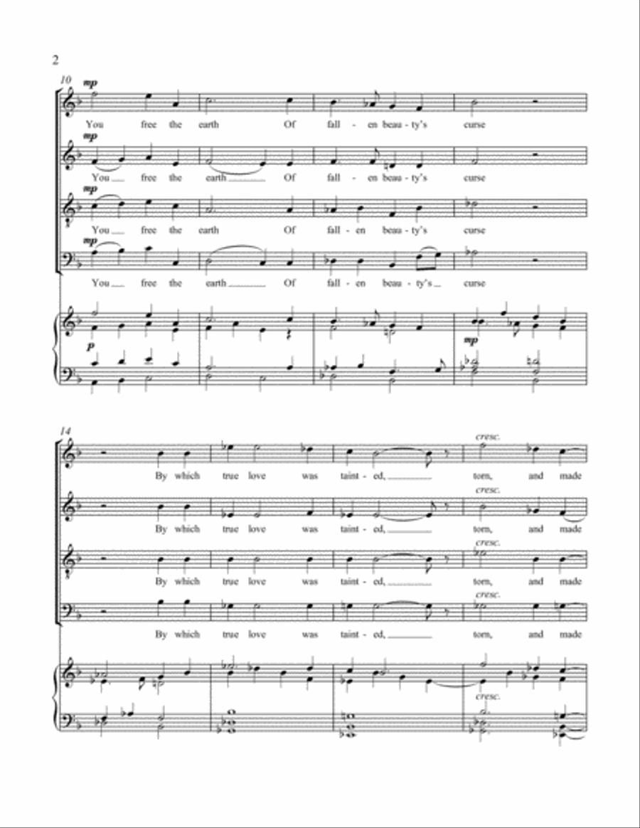 Blessing 4-Part scores gallery preview page 3