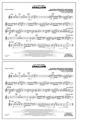 Shallow (from A Star Is Born) (arr. Paul Murtha) - 2nd Bb Trumpet