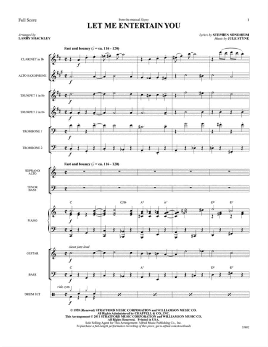 Let Me Entertain You Choir scores gallery preview page 2