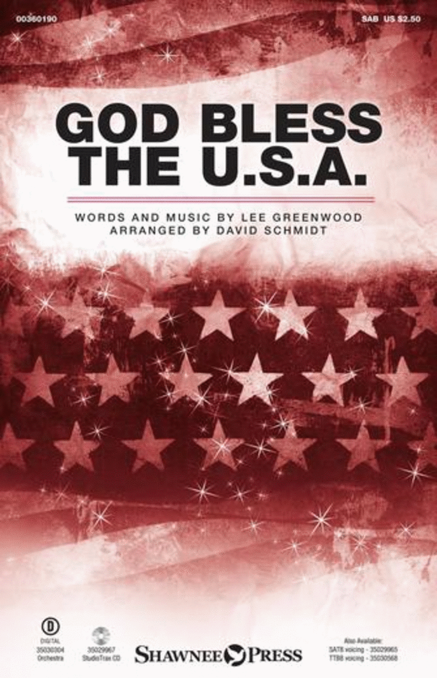 God Bless the U.S.A. 3-Part scores gallery preview page 1