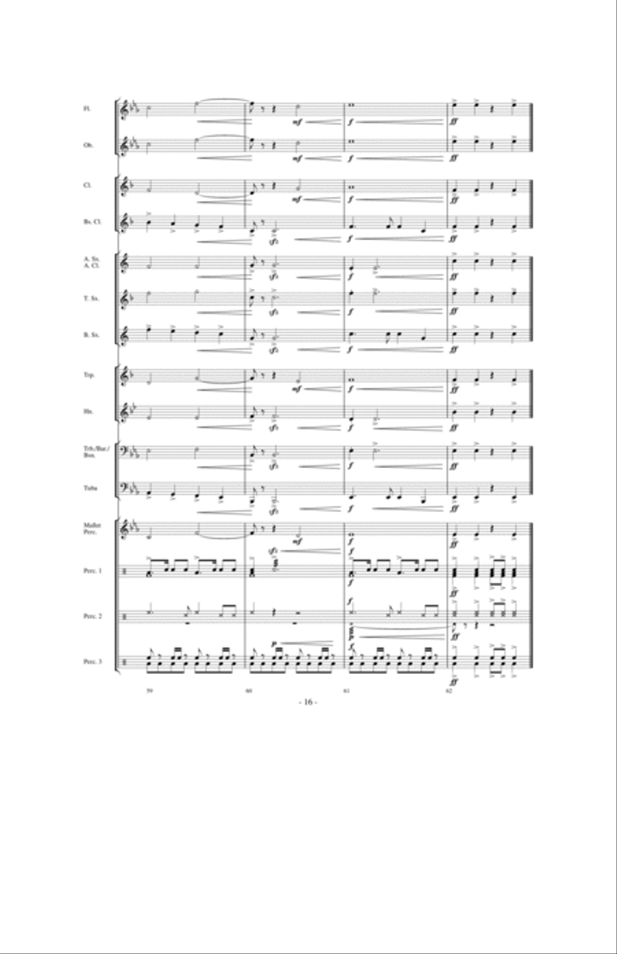 A World Holiday Celebration Concert Band scores gallery preview page 15
