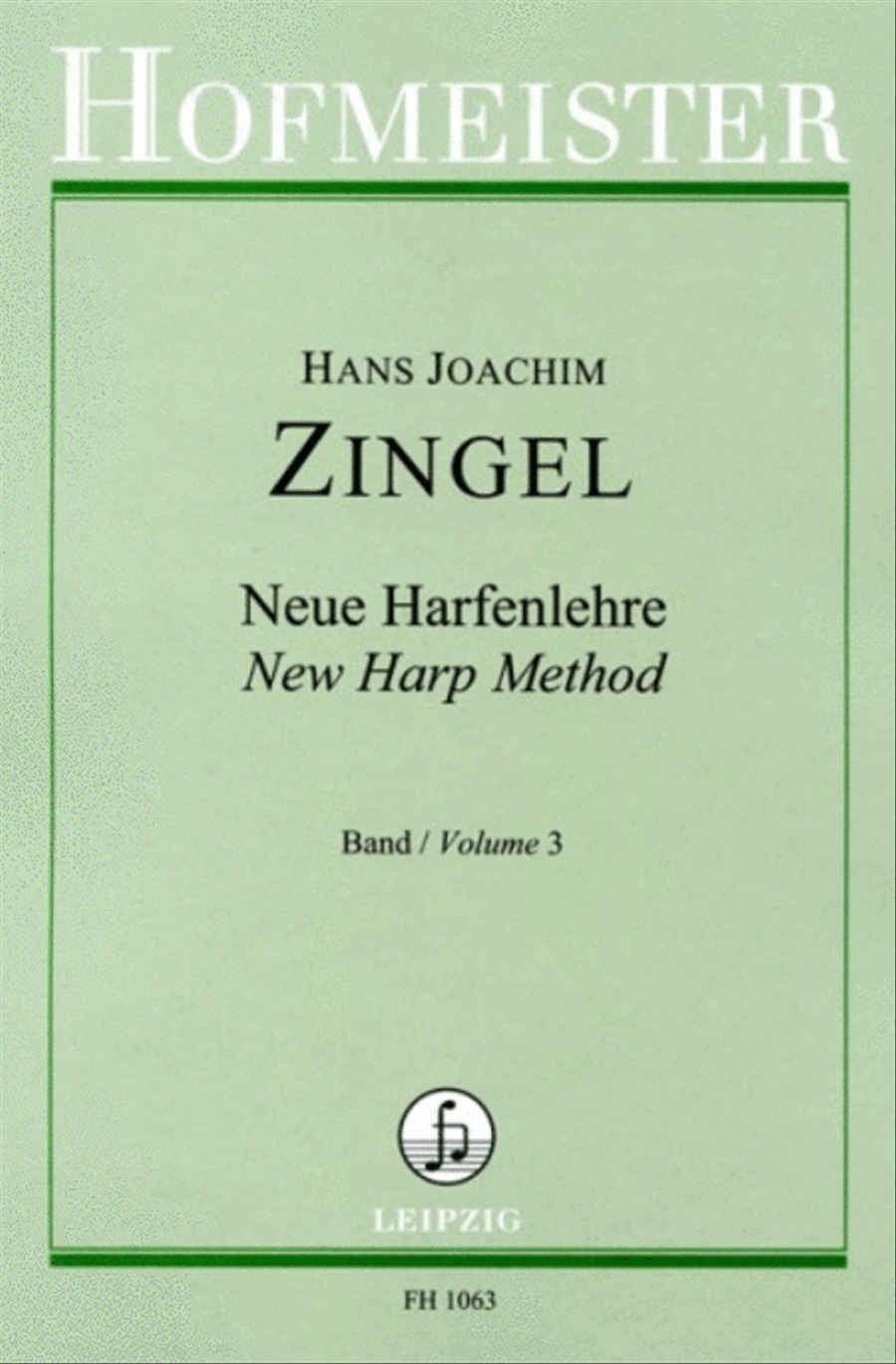 Neue Harfenlehre. Geschichte - Spielart - Musik in vier Bänden Harp scores gallery preview page 1