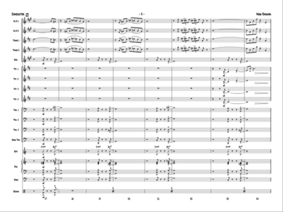 New Rhumba: Score New Rhumba: Score Jazz Ensemble scores gallery preview page 5