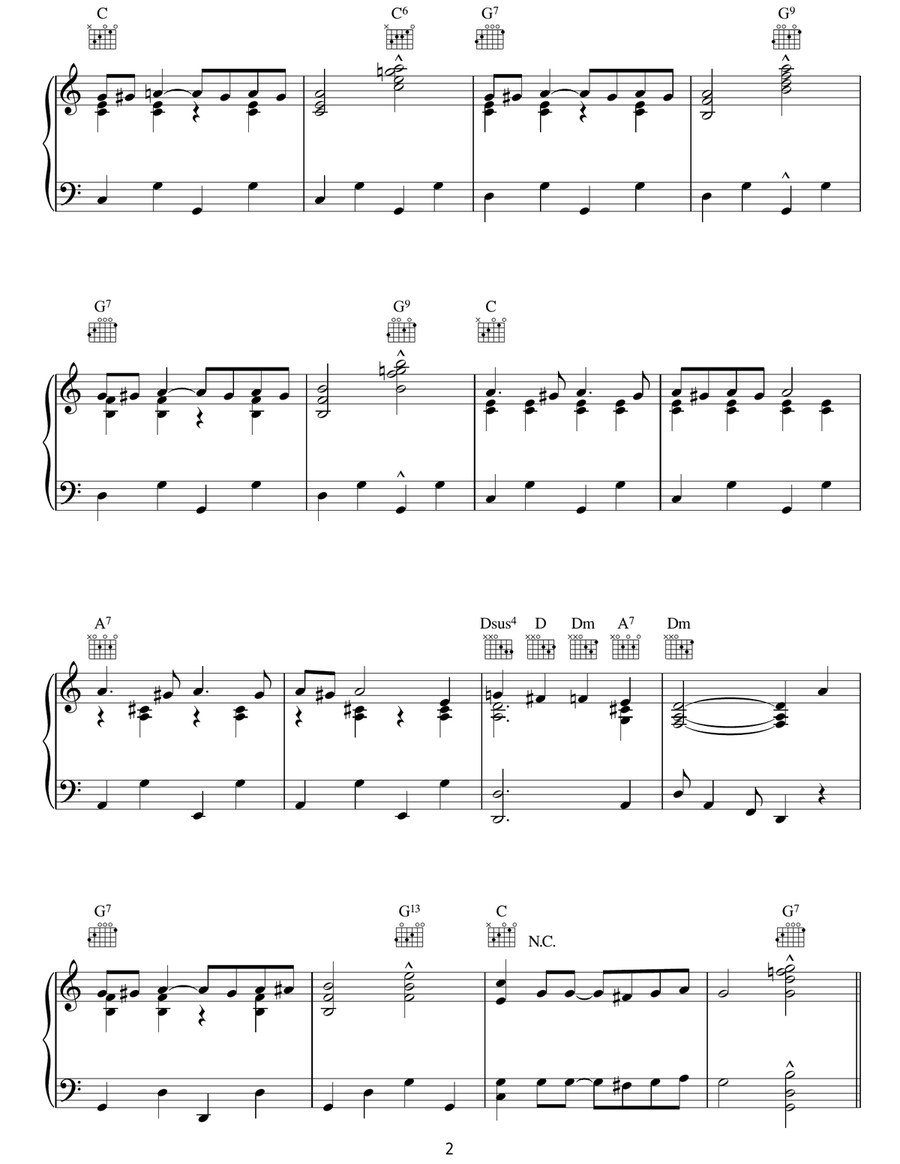 The Third Man (The Harry Lime Theme) Piano Solo scores gallery preview page 2