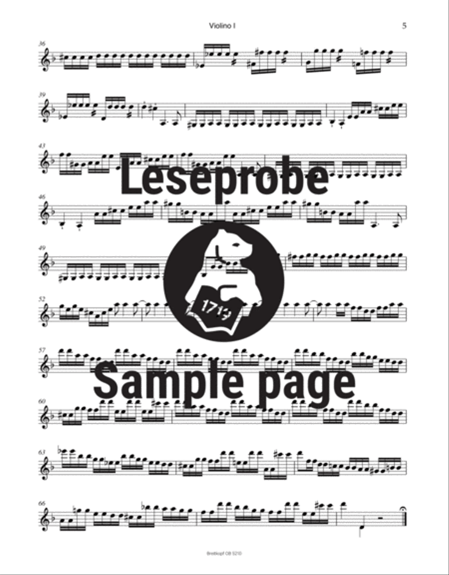 Requiem in D minor K. 626 4-Part scores gallery preview page 5