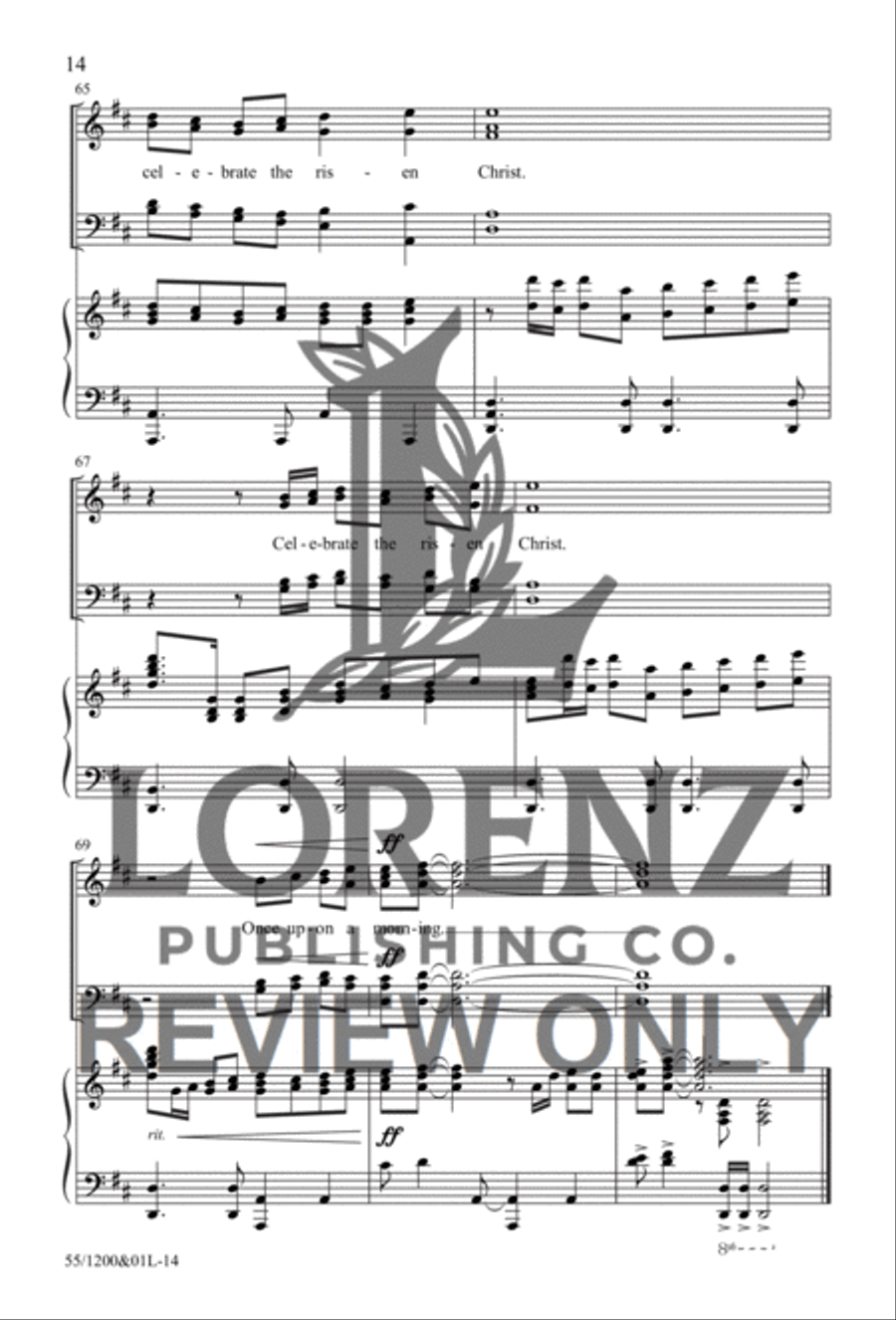 Once Upon a Morning Once Upon a Morning 4-Part scores gallery preview page 11