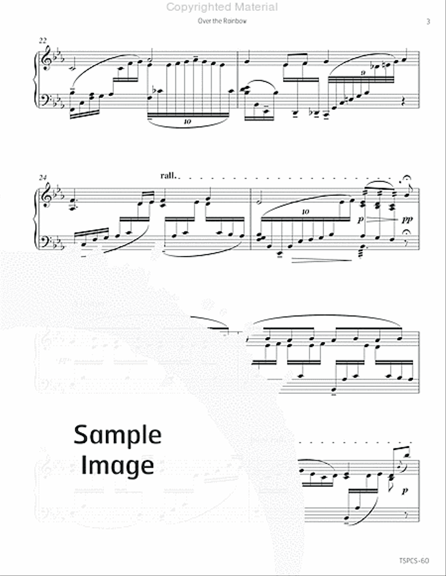 Over the Rainbow (solo version) Marimba scores gallery preview page 6