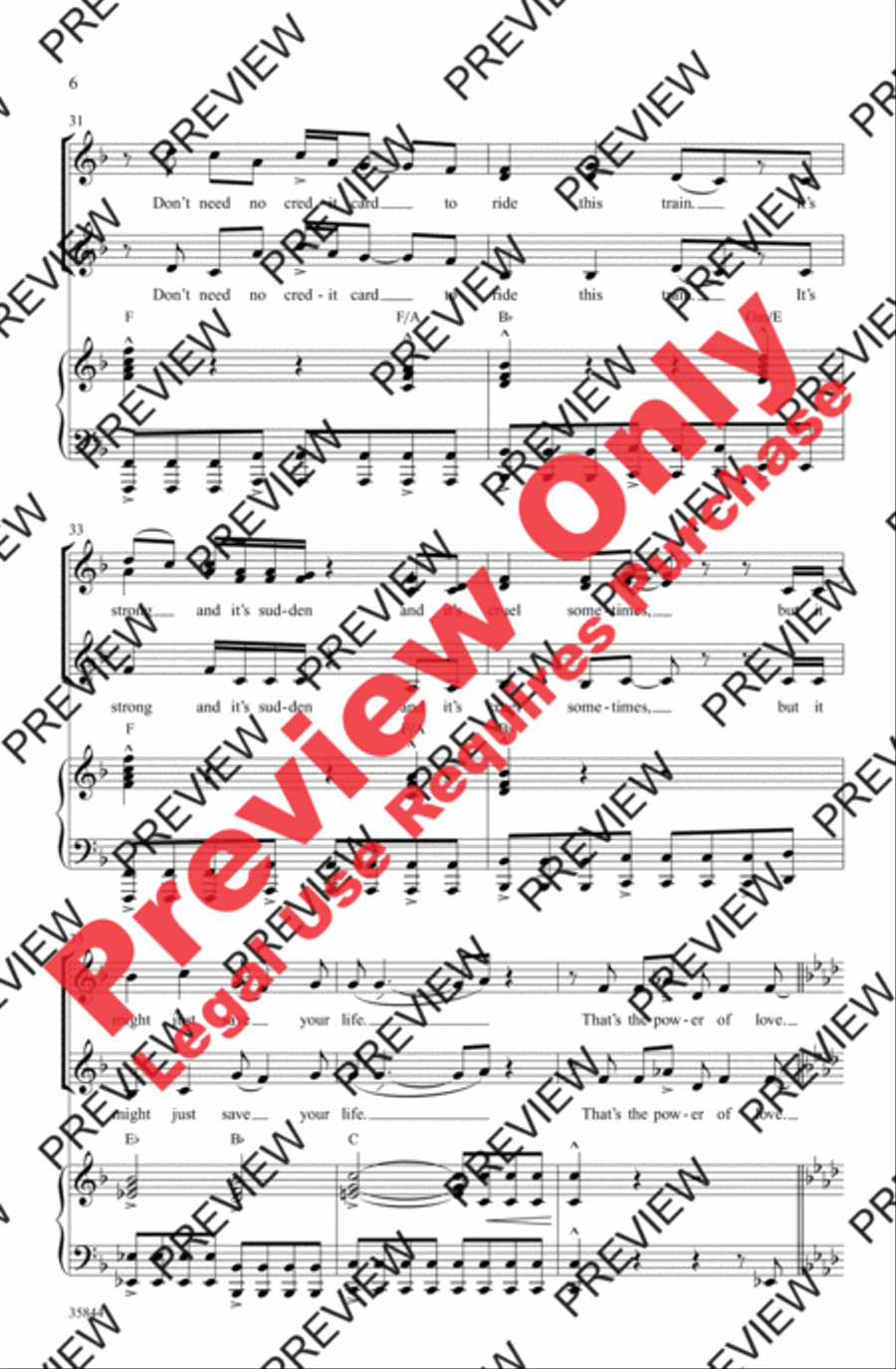 The Power of Love Women's Choir scores gallery preview page 6