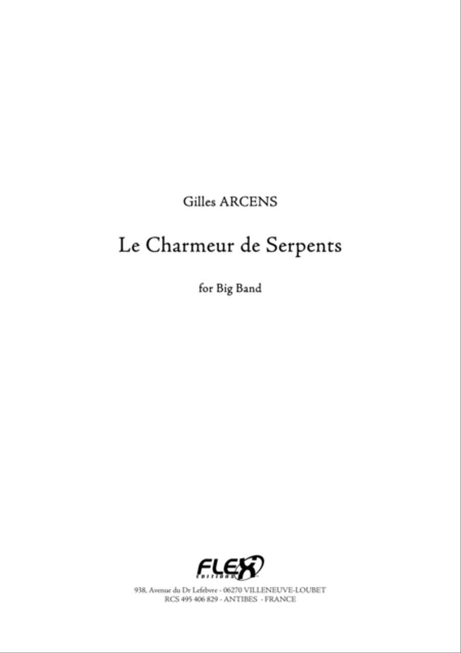 Le Charmeur de Serpents Big Band scores gallery preview page 1