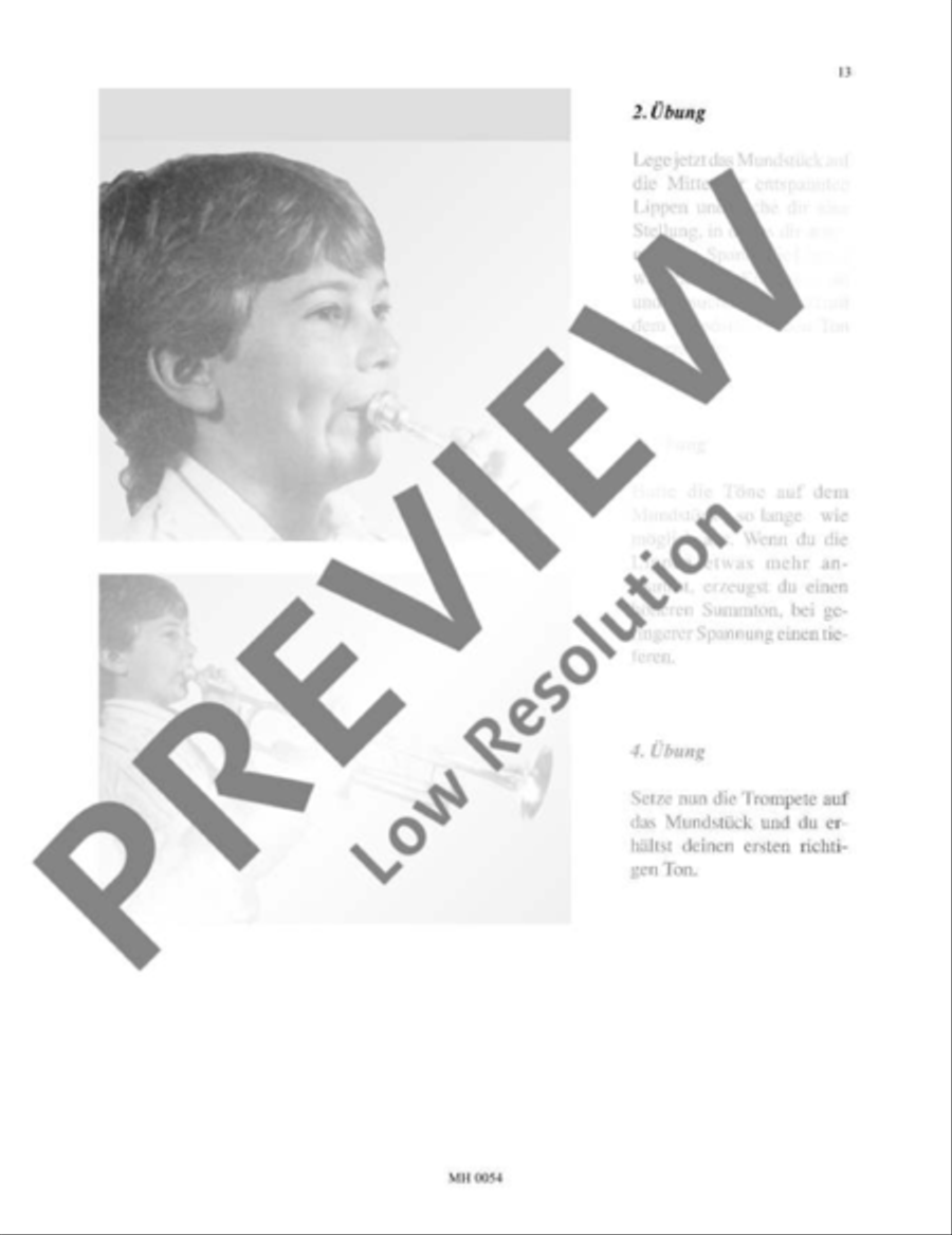 Meine erste Trompetenschule Cornet scores gallery preview page 14