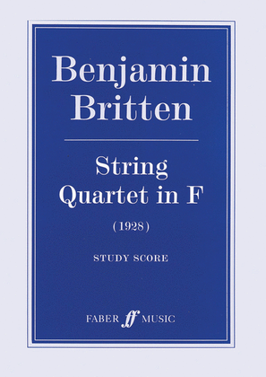 Book cover for String Quartet in F