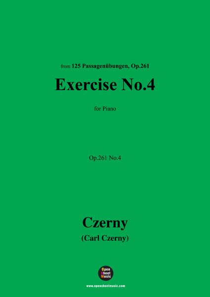 C. Czerny-Exercise No.4,Op.261 No.4 image number null