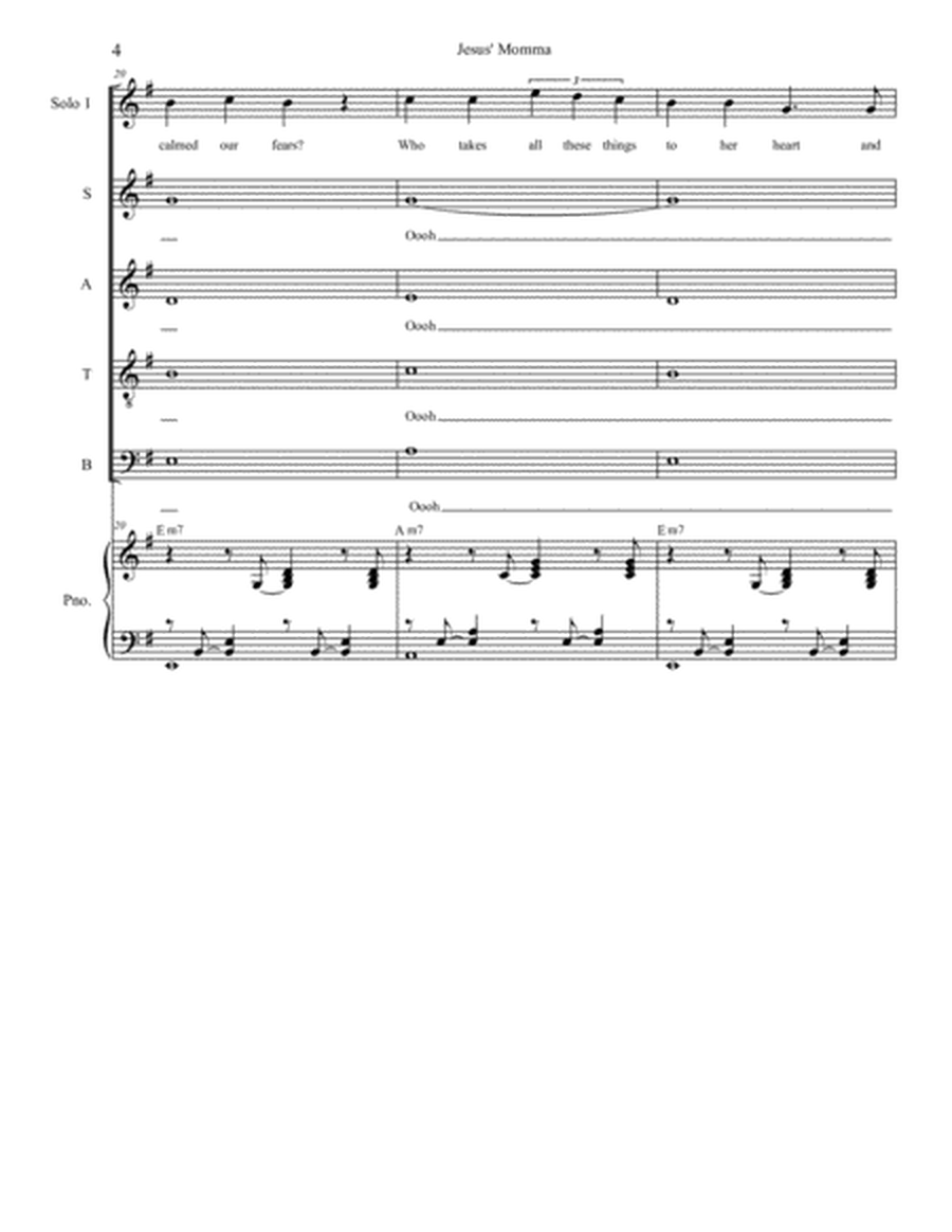 Jesus' Momma (Solo and SATB) image number null