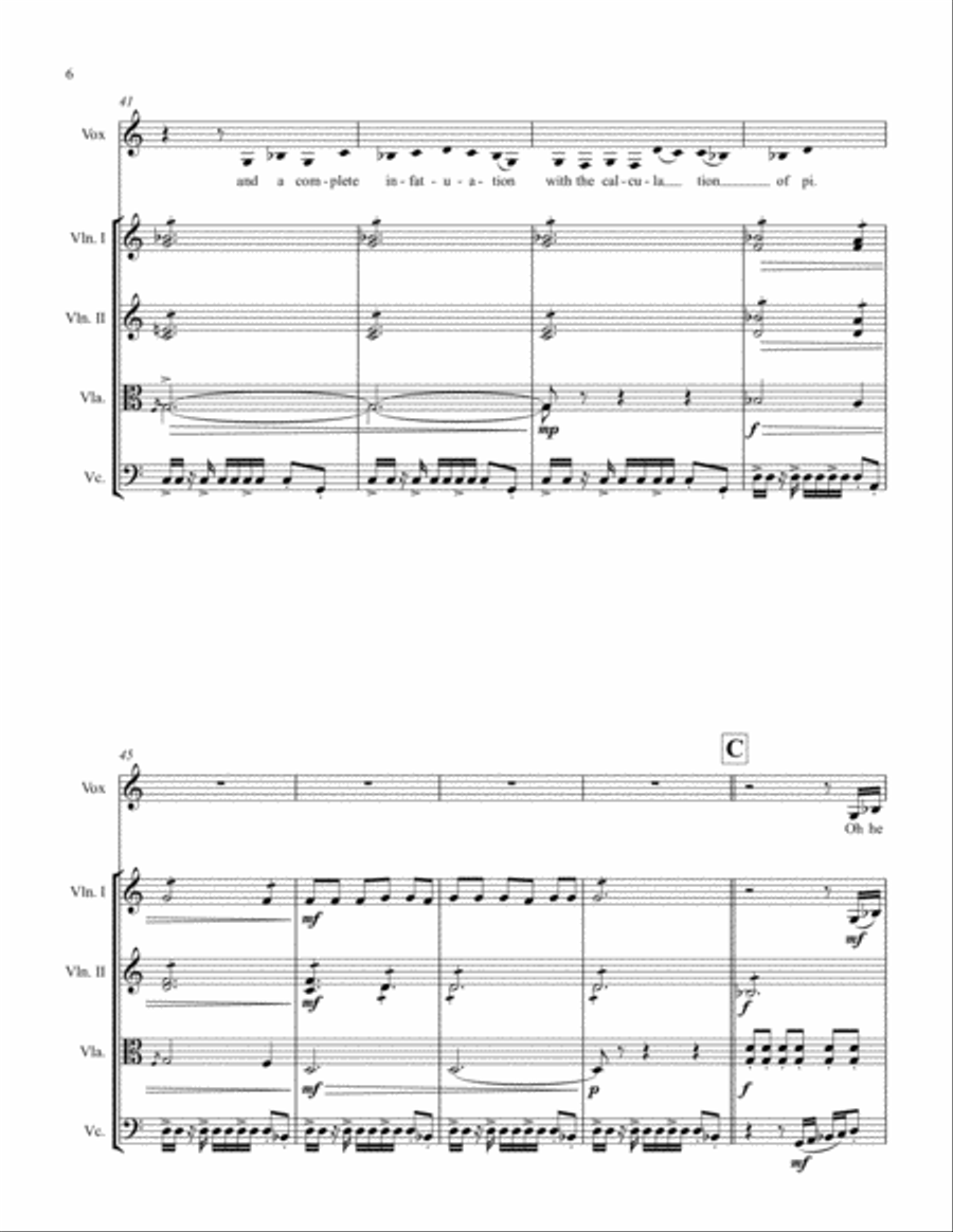 Pi High Voice scores gallery preview page 6