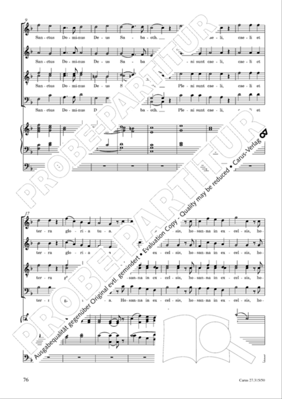 Requiem in C major 4-Part scores gallery preview page 79