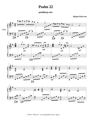 Psalm 22 - pedal harp solo
