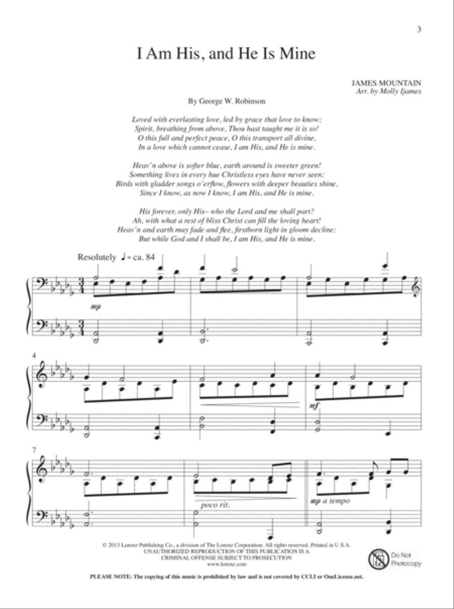 The Father's Love Piano Solo scores gallery preview page 2
