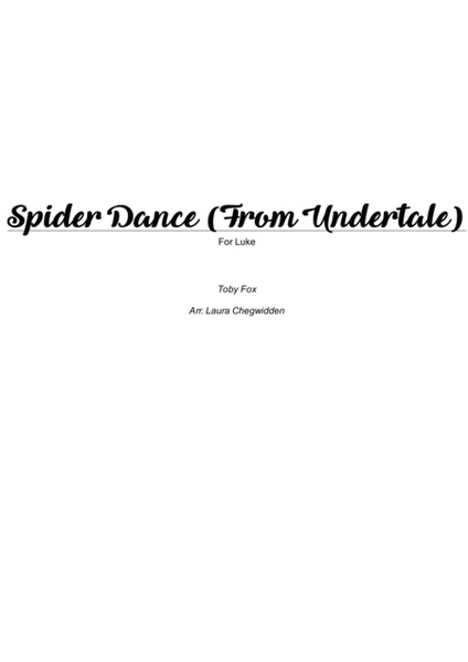 Spider Dance (from Undertale) for Easy* Piano image number null