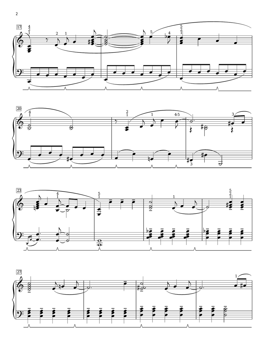 On The Sunny Side Of The Street Piano Solo scores gallery preview page 2