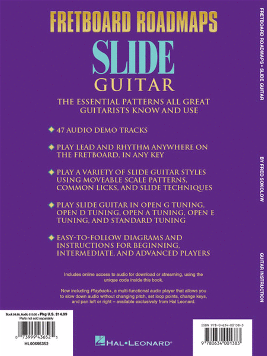 Fretboard Roadmaps – Slide Guitar Electric Guitar scores gallery preview page 6