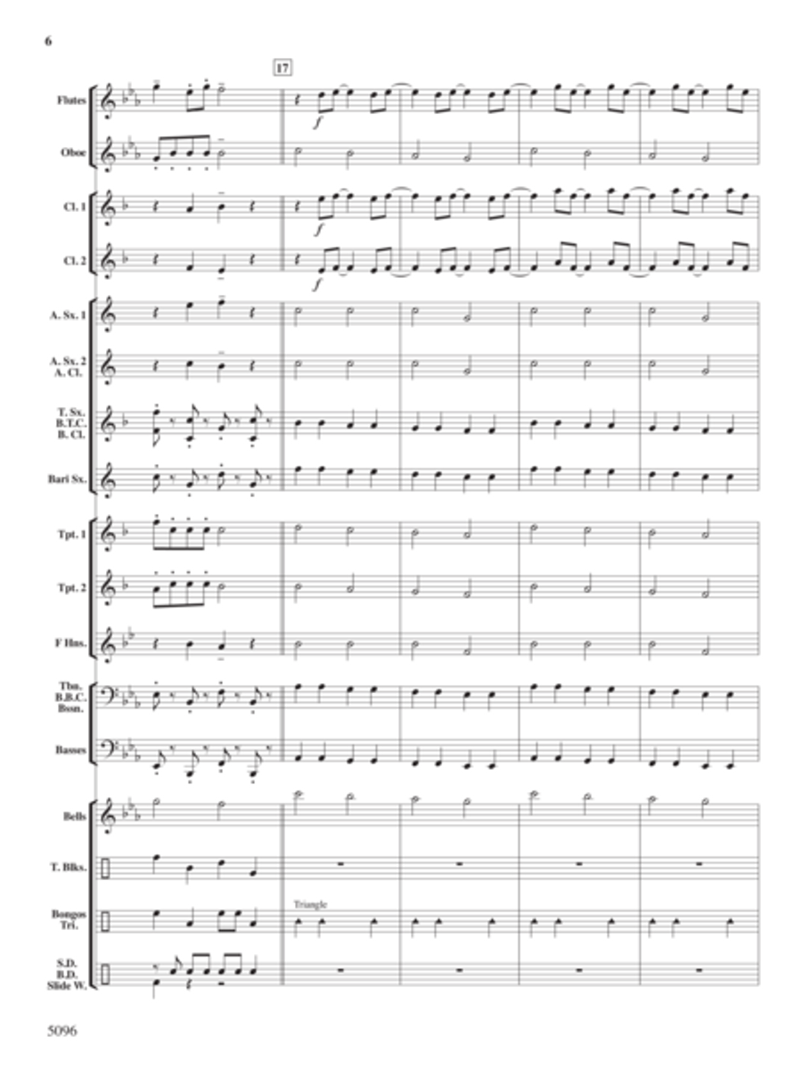 Portly Penguin Parade Portly Penguin Parade Concert Band scores gallery preview page 5