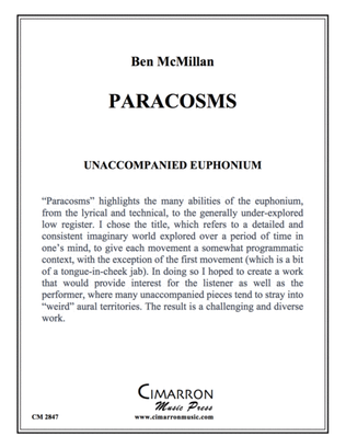 Book cover for Paracosms