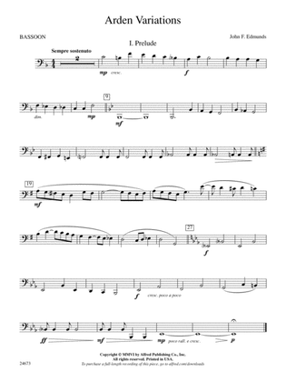 Arden Variations: Bassoon