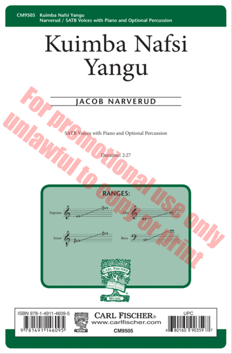 Kuimba Nafsi Yangu Choir scores gallery preview page 2