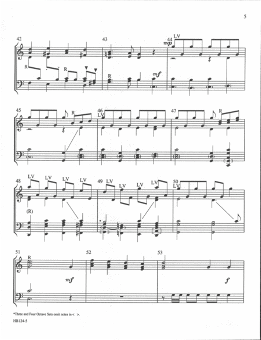 O Come, All Ye Faithful - Sherman 5-Octaves scores gallery preview page 5