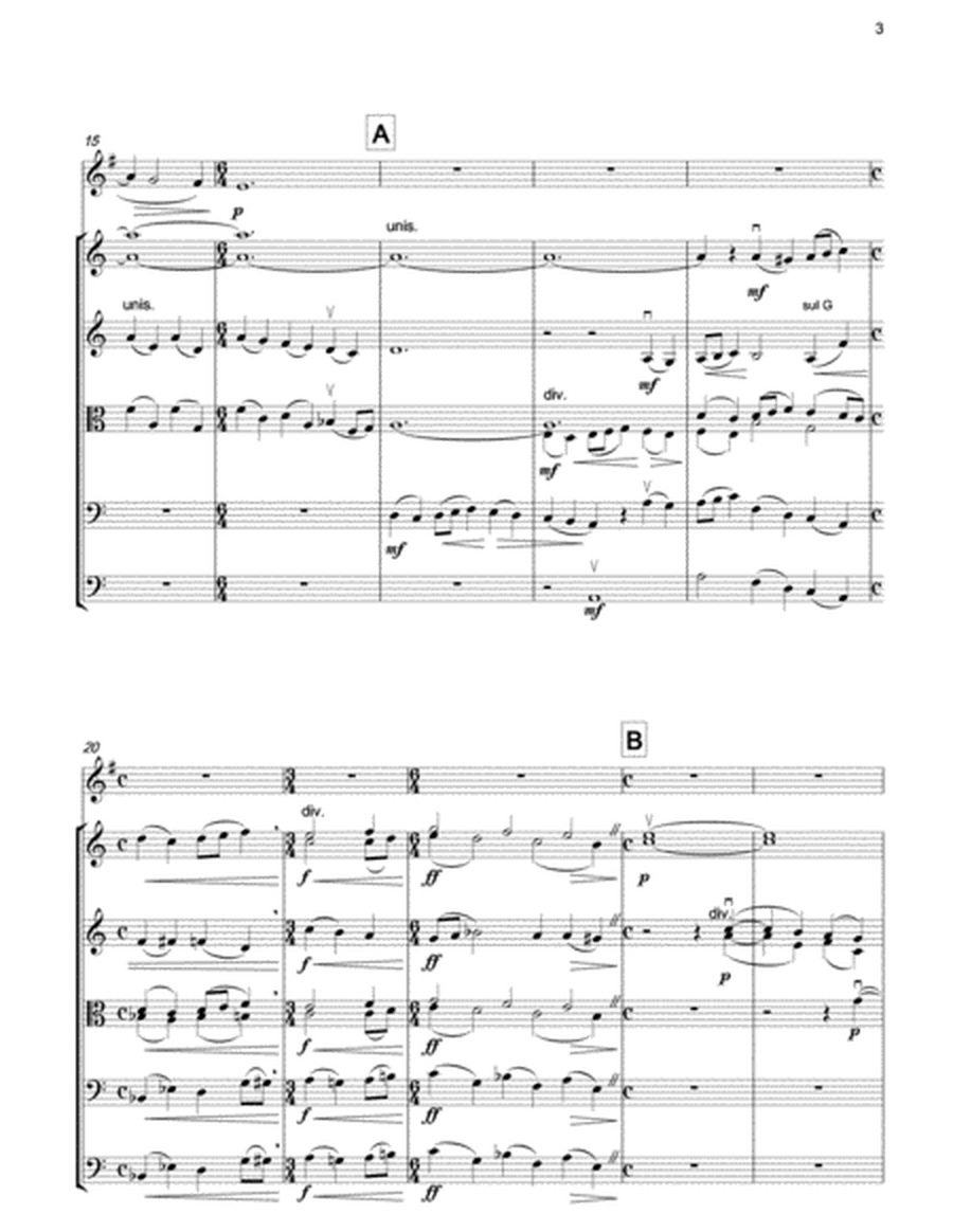 RACHMANINOV Prayer (Nunc Dimittis) Op.37 No.5 for strings & horn image number null
