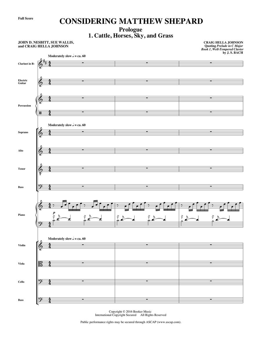Considering Matthew Shepard - Score Choir scores gallery preview page 1