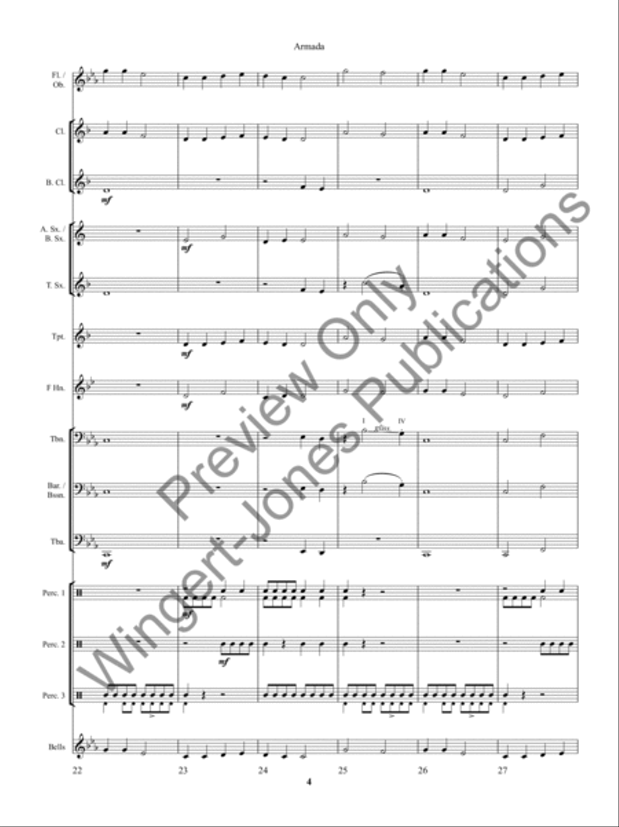 Armada Concert Band scores gallery preview page 7
